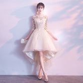 New Short Front Long Back Elegant Party Banquet Prom Dresses